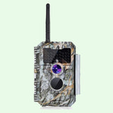 Wireless Bluetooth WiFi Game Trail Camera with 64MP 1296P Video Night Vision No Glow Motion Activated for Wildlife Observing and Home Security | W600
